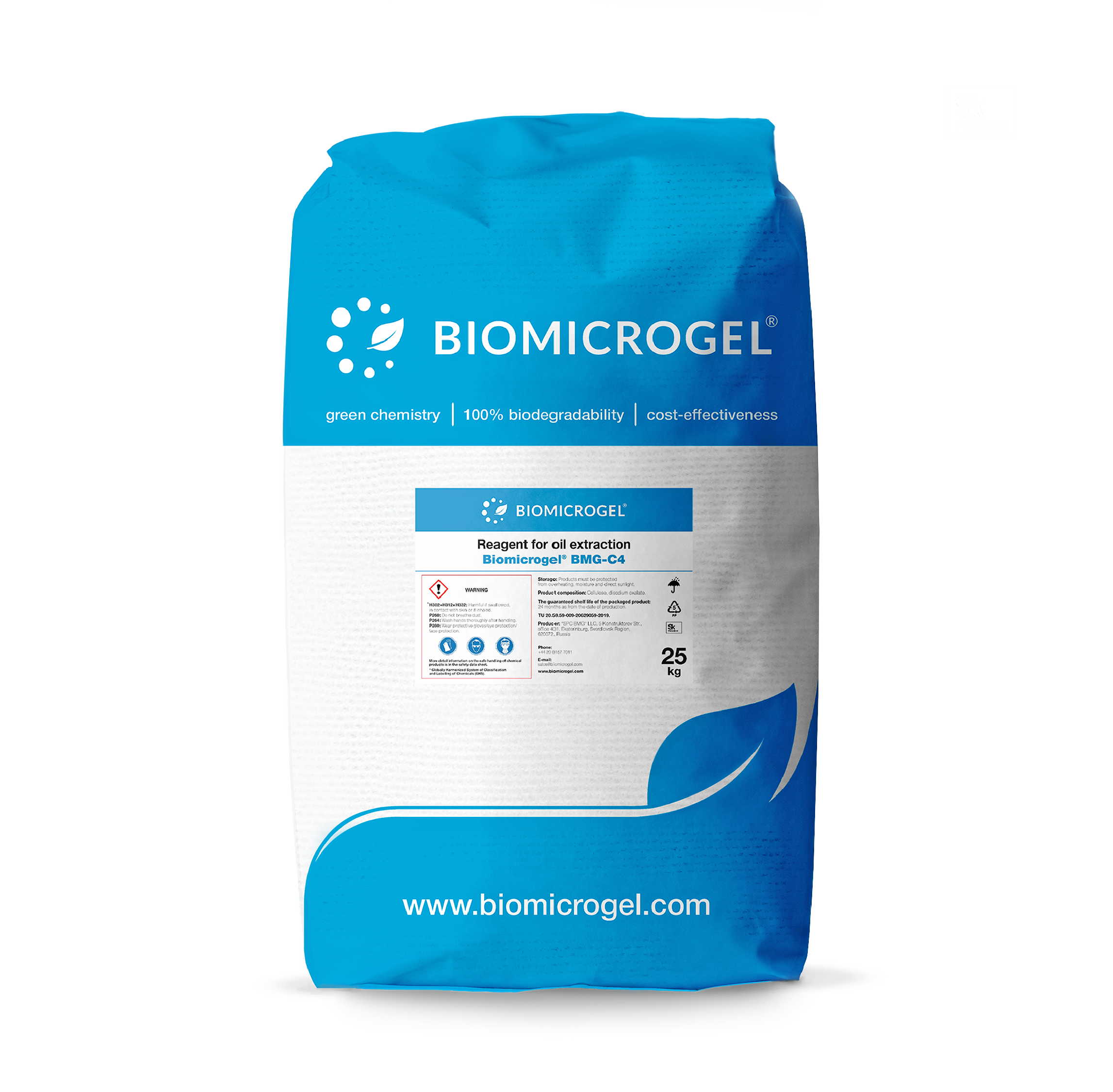 Reagen untuk ekstraksi minyak Biomicrogel<sup>®</sup> BMG-C4