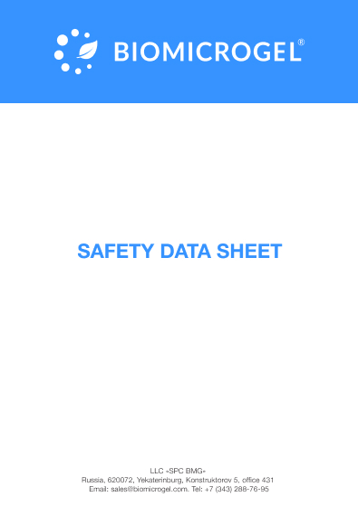 Safety Data Sheet BMG-SPO