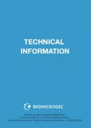 Instructions for the use of the Biomicrogel® BMG-C4 oil extraction reagent 